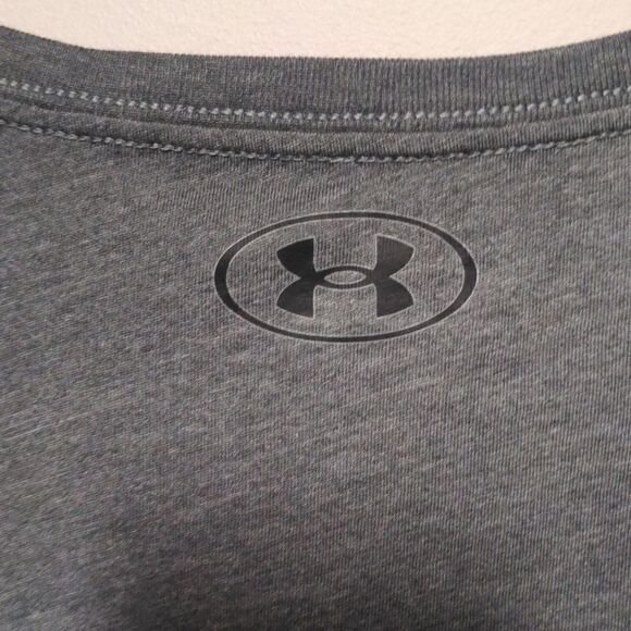 Under Armour Charcoal Gray Short Sleeve Shirt - Picture 5 of 6